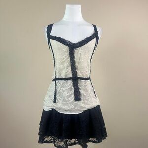 Cato Dark Coquette Lace Cami